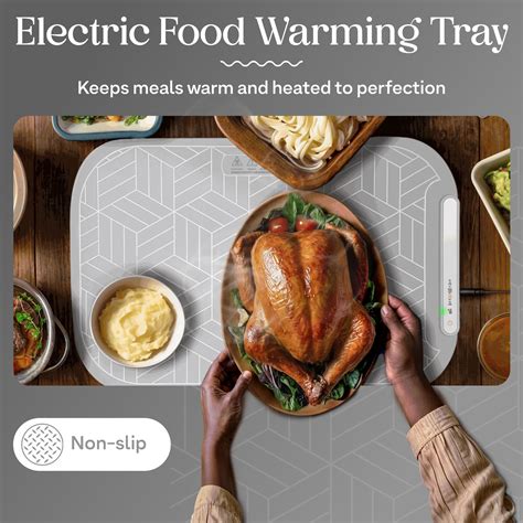 Reezee Silicone Food Warming Mat? Large Electric Food Warmers for