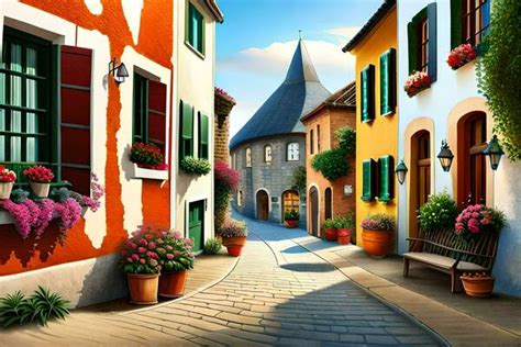 Cute Town Stock Photos, Images and Backgrounds for Free Download