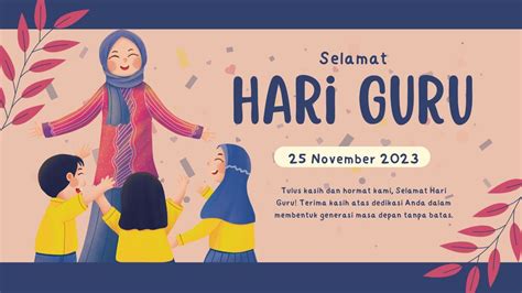 10 Contoh Kartu Ucapan Hari Guru Yang Menyentuh Hati