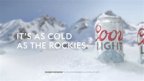 Coors Light 2018 Snow Ad Commercial On Tv 2018 Ads Coors Light Beer