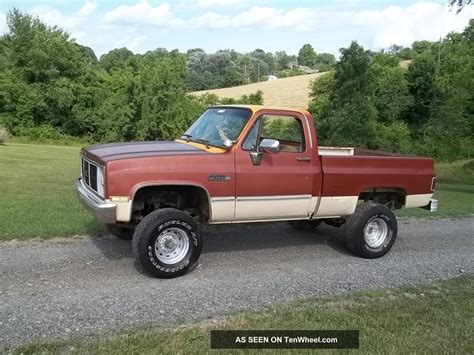 1987 Chevrolet Ck 1500 Gmc 4x4