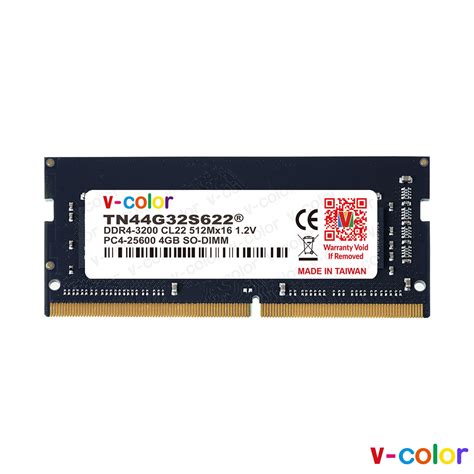 ซื้อสินค้า v-color Laptop Notebook Memory Ram DDR4 4GB (4GBx1) 3200MHz ...