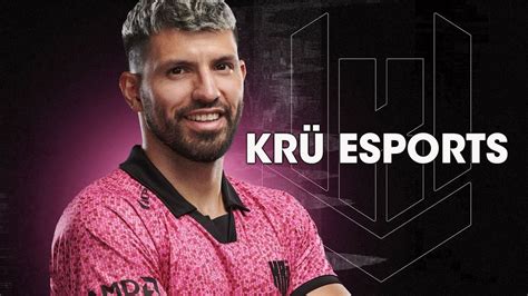 El Kun AgÜero PresentÓ Kru Su Propio Equipo De Esports Youtube