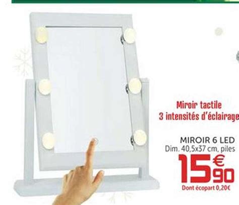 Promo Miroir Led Chez Gifi Icatalogue Fr