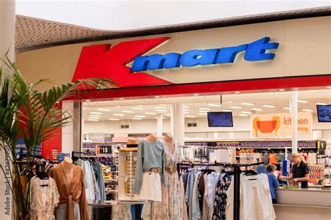 Sydney Australia 2021 03 17 Entrance To Kmart Retail Store Kmart