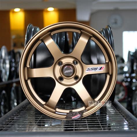 Jual Velg Original SSW S414LP Ring 16 PCD 4x100 ET 40 Bronze Kota