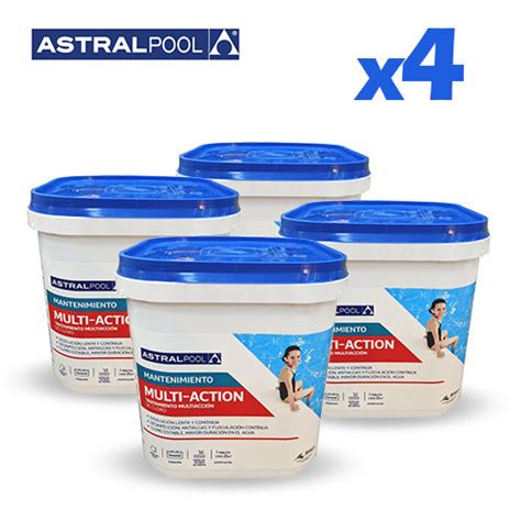 Cloro En Pastillas Para Piscinas Astralpool Multiacci N Tabletas Gr