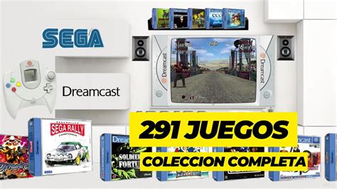 SEGA DREAMCAST Colección completa con 291 juegos YouTube