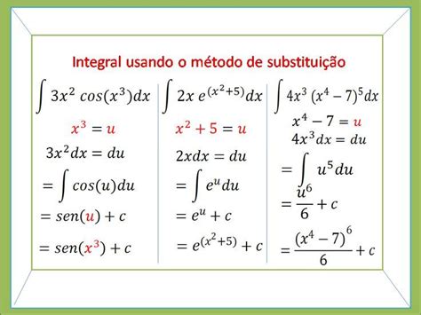 O Que É Estudar Integral - Integral usando o método de substituição
