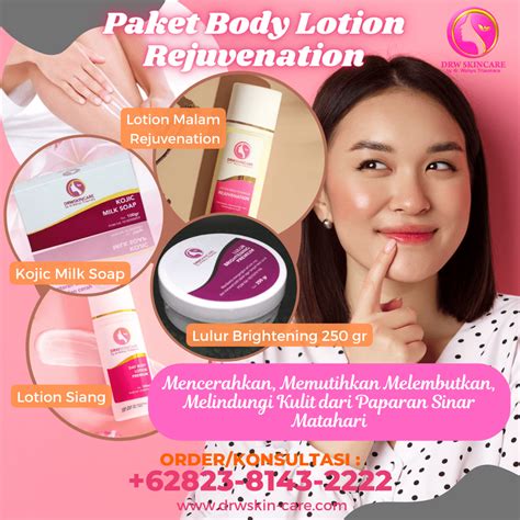 Paket Lengkap Body Lotion Rejuvenation Drw Skincare The Secret Of