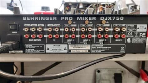 Behringer Djx Channel Dj Mixer Black Ebay