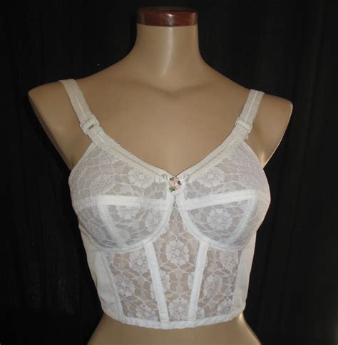 VINTAGE 1960 S Longline Bullet Bra Size 35 Bust With 32