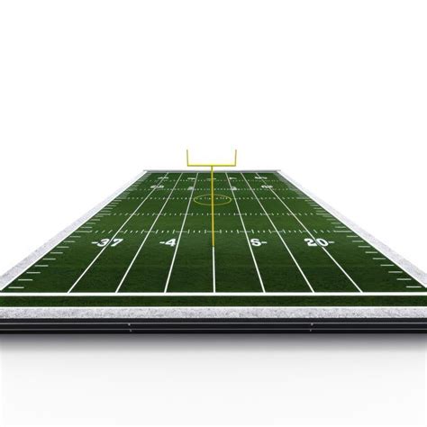 Premium AI Image | football field realistic 4k white background