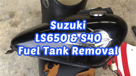 Suzuki Ls Savage Or S Boulevard Fuel Tank Removal Youtube