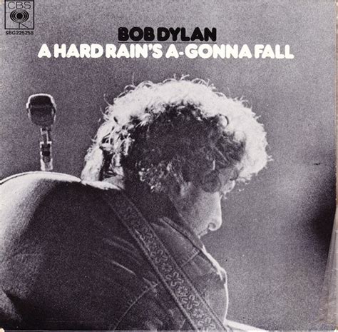 Bob Dylan A Hard Rain S A Gonna Fall Vinyl Discogs