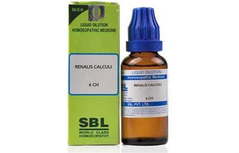 SBL Calculi Renales Dilution Uses Price Dosage Side Effects