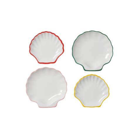 In The Roundhouse Mini Shell Plates Set Of 4 Another Story