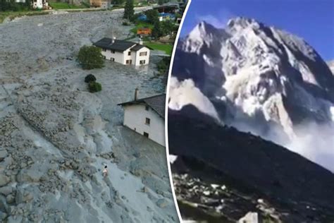 Switzerland Landslide Eight Missing After Evacuation In Bregaglia