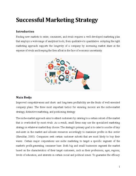 Successful Marketing Strategy - Successful Marketing Strategy