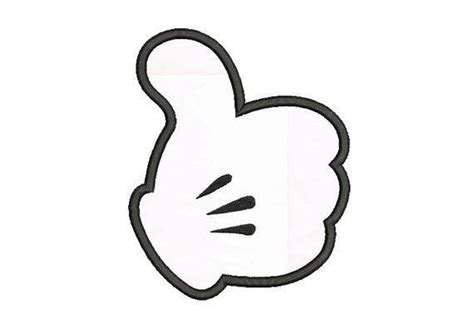 Mickey Mouse Hand Logo - LogoDix