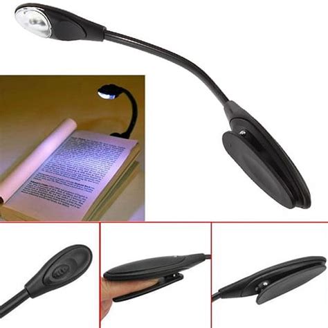 Mairbeon Pc Mini White Led Clip Booklight Portable Travel Book