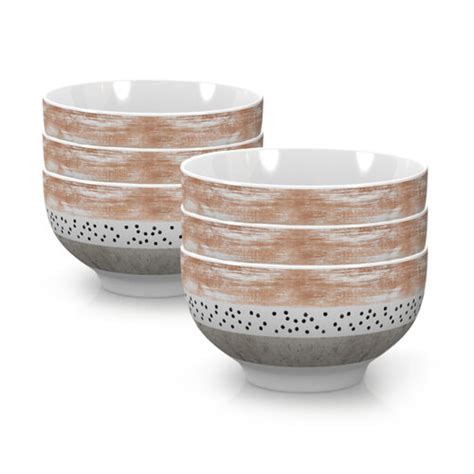 Mäser Sada porcelánových misek STRIPES and DOTS 14 cm 6 ks Liveinitt cz