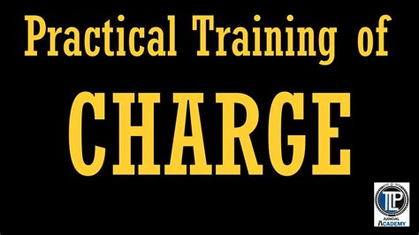 Practical Training Of Charge In Criminal Proceedings Tlpacademy