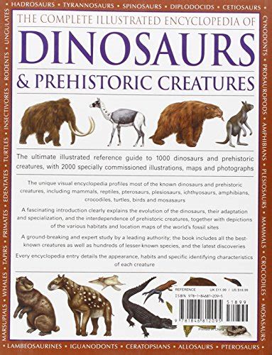 The Complete Illustrated Encyclopedia Of Dinosaurs And Prehistoric