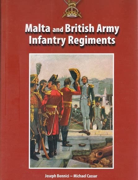 Malta And British Army Infantry Regiments | Malta Online Bookshop