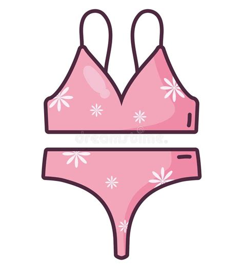 Ropa De Verano En Bikini Stock De Ilustraci N Ilustraci N De Desgaste