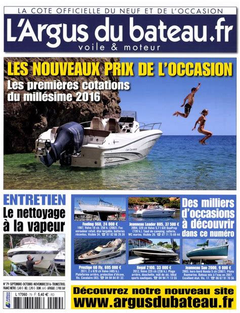 L'argus du bateau n° 79 – Abonnement L'argus du bateau | Abonnement magazine par Toutabo.com