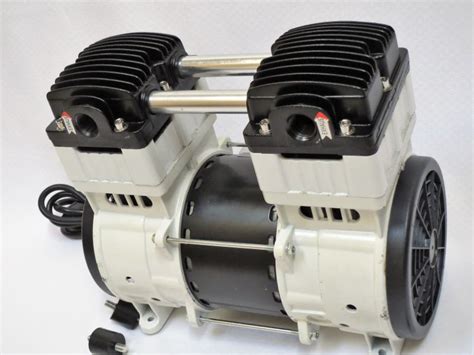 Professional HVAC Tool Oilless Oil Free Vacuum Pump Twin Piston 1 0 HP