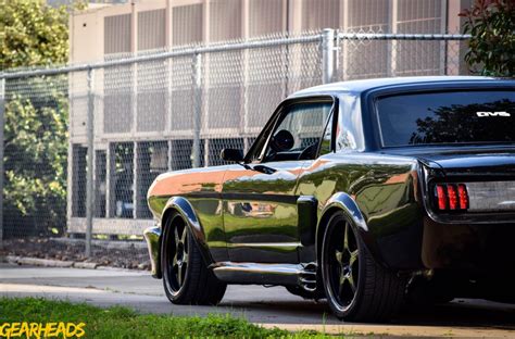 This 1966 Ford Mustang Restomod Is Sexy In Black | Autowise