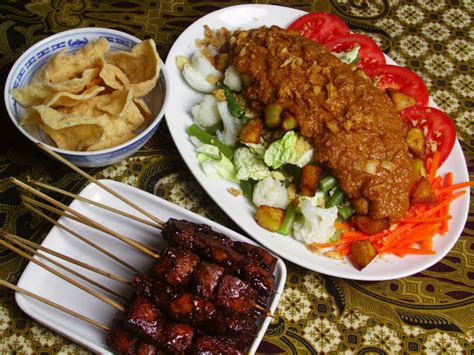 Gado Gado Indonesisch Eten Voedsel Ideeën Lekker Eten