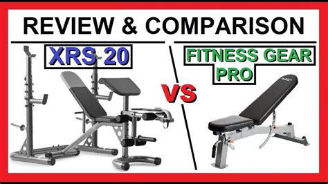 Xrs And Fitness Gear Pro Weight Bench Review And Comparison Gold