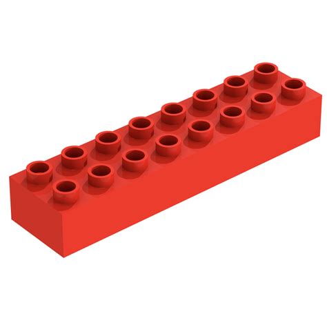 LEGO Einzelteil 4199 Red Duplo Brick 2 X 8 Bei BrickScout