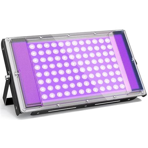 W Led Black Light Uv Blacklight Black Light Floodlight With Switch