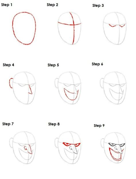 How To Draw The Joker Easy Step By Step