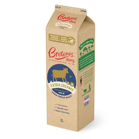 Brownes Dairy Extra Creamy Milk 1L Brownes Dairy Milko