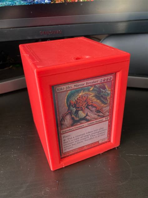 3d Printed Deck Box For 100 Cards Perfect For Magic The Gathering Commander Decks Etsy