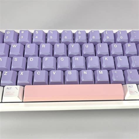 Lavender Theme Keycaps Set154pcs Dye Sub PBT Keycap Set Etsy