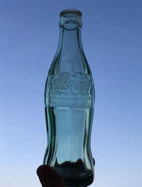 Vintage Green Glass Coca Cola Bottle Antique Niagara Falls Ny Coke Bottle