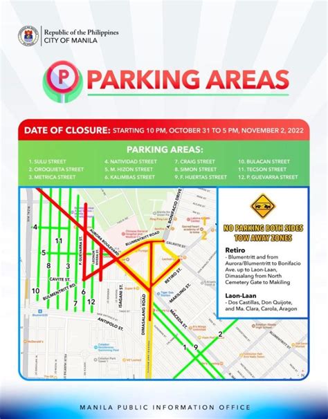 Heads Up: Comprehensive List Of Manila City Road Closures And Rerouting For Undas 2022 ...