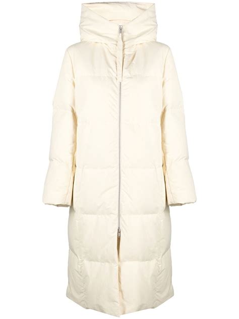 Jil Sander Hooded Padded Coat Farfetch