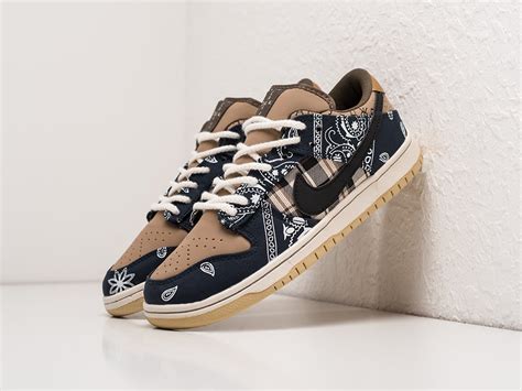 Купить Кроссовки Nike SB Dunk Low x Travis Scott цвет Коричневый купить ...