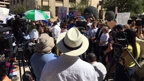 Educators In El Paso Rallied At Courthouse Tornillo Over Immigration