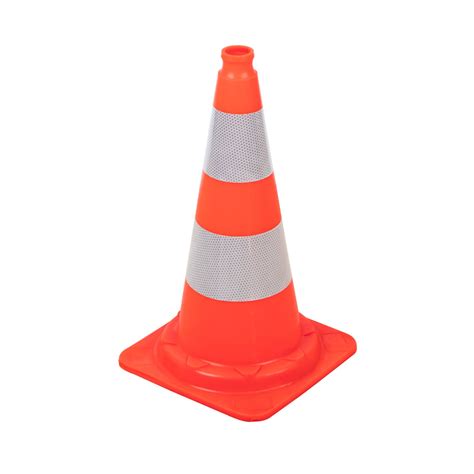 PVC Road Safety Cone Collar Reflective Cone Sleeve For Traffic Work