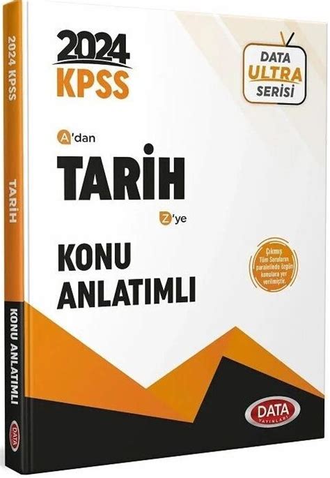 Data Yayınları 2024 KPSS Tarih Ultra Konu Anlatımlı Kitapİşler İşler