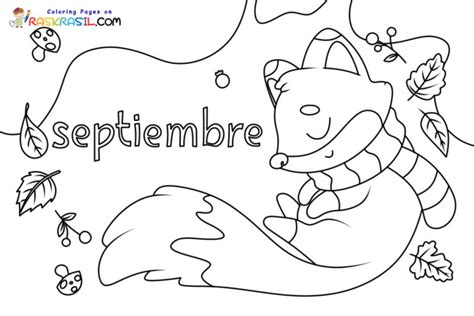 Dibujos De Septiembre Para Colorear