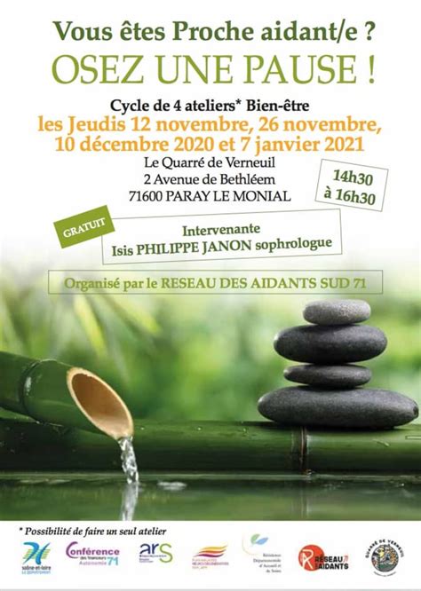 Cycles De Sophrologie En Groupe Destination Des Aidants Et Des